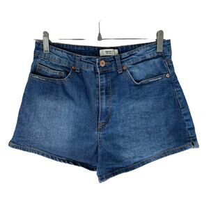 Forever 21 Women's High Rise Denim Jean Shorts Medium Wash Size 29